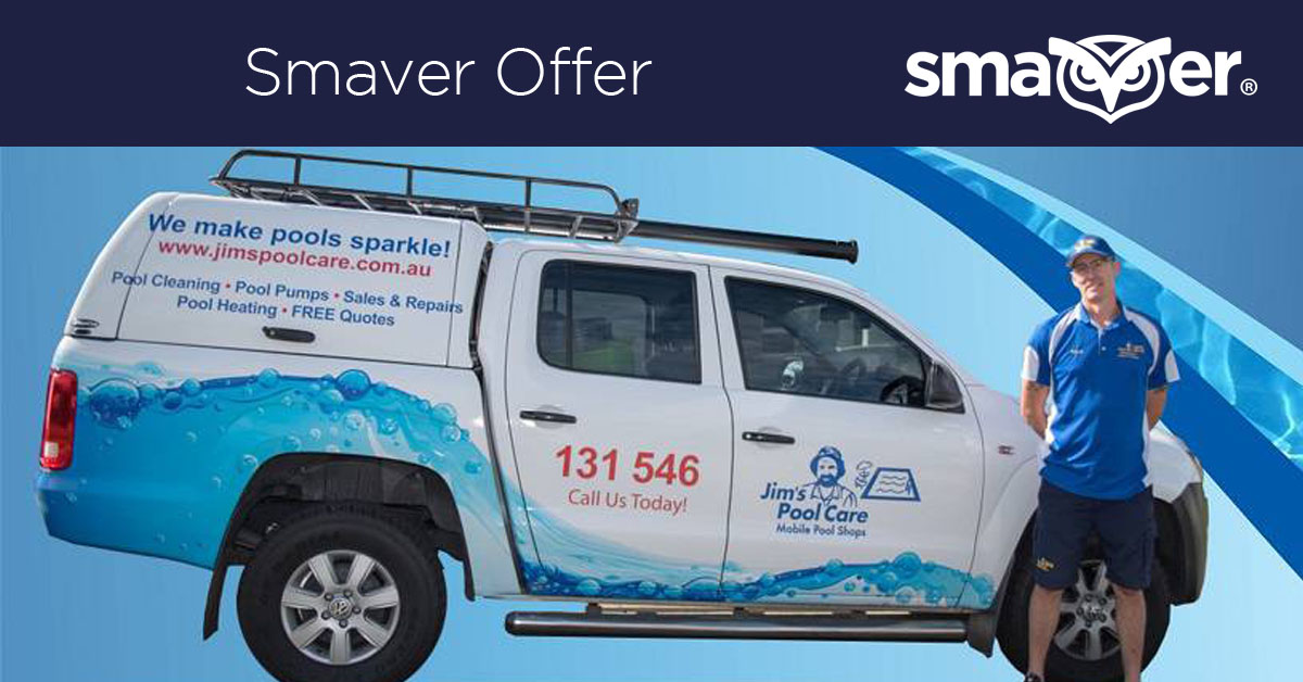 Smaver offer from Jim’s Pool Care